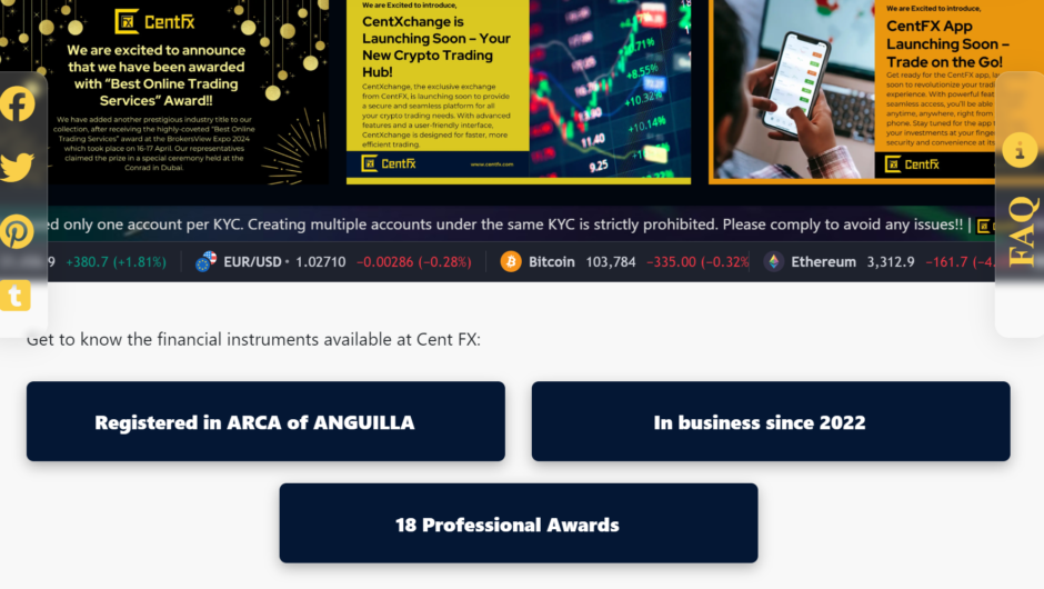 CentFX — отзывы, как вернуть деньги