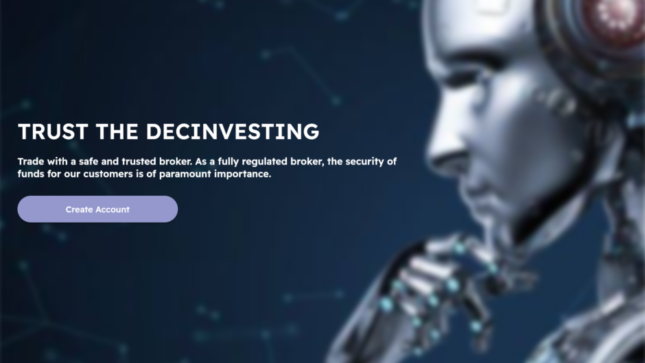 Decinvesting — отзывы, как вывести депозит
