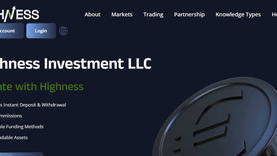 Highness Investment LLC — отзывы, как вывести депозит