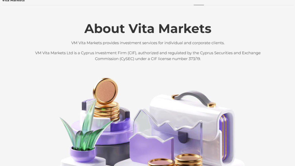 Vita Markets — отзывы, как вывести депозит